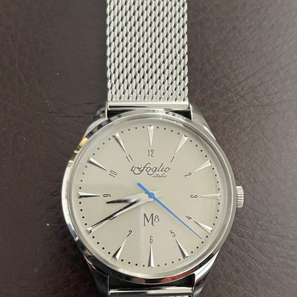 Seiko Silver and Blue Men's Watch